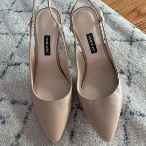 Nine West slingback pumps